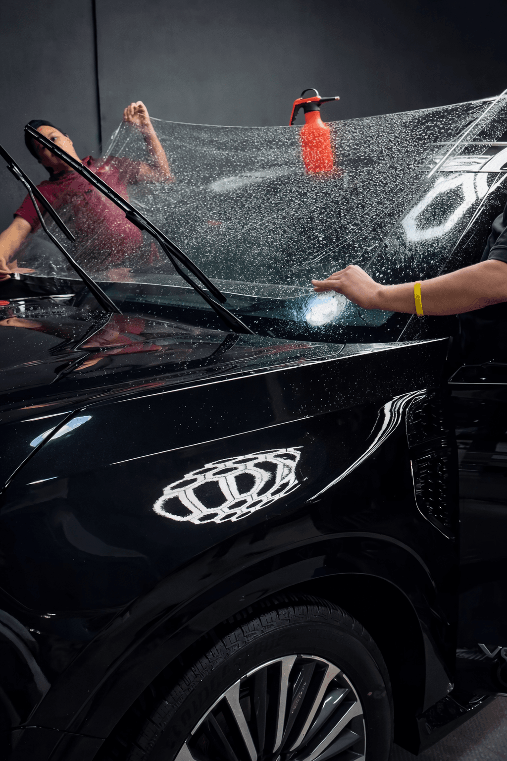 Interior cabin with tint